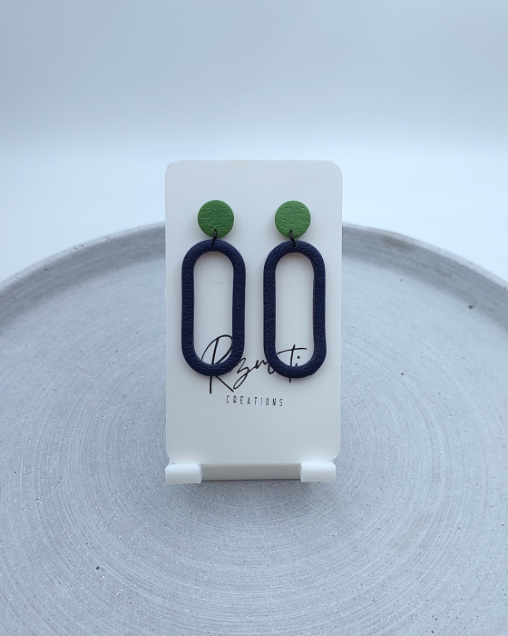 Cercel Ringlet - Blue & Green [2]