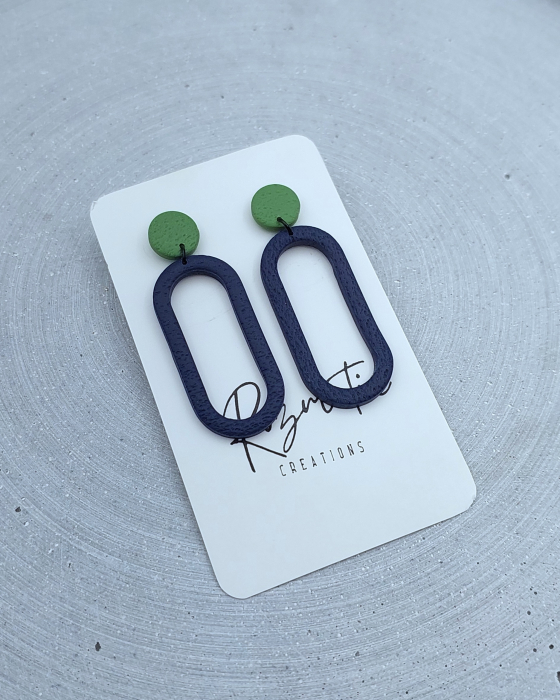 Cercel Ringlet - Blue & Green [3]