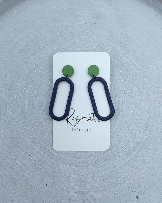 Cercel Ringlet - Blue & Green [1]