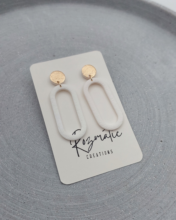 Cercel Ringlet - White [2]