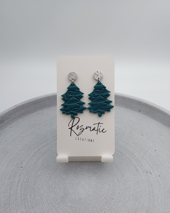 Cercel Conelia - Green Sparkle [2]