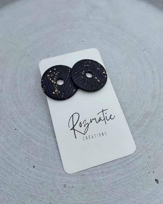 Cercel Solune - Black [2]