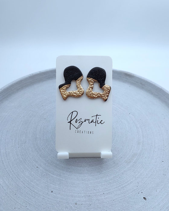 Cercel Splash - Black [4]