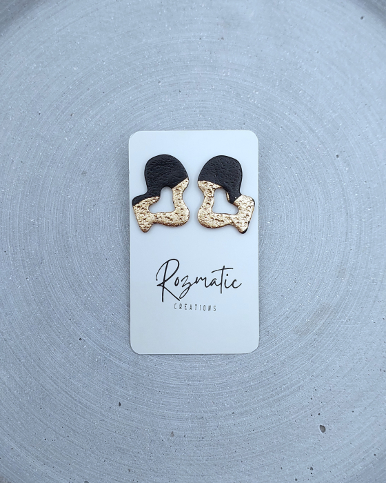 Cercel Splash - Black [2]