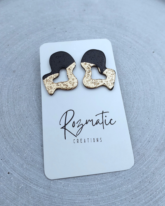 Cercel Splash - Black [3]