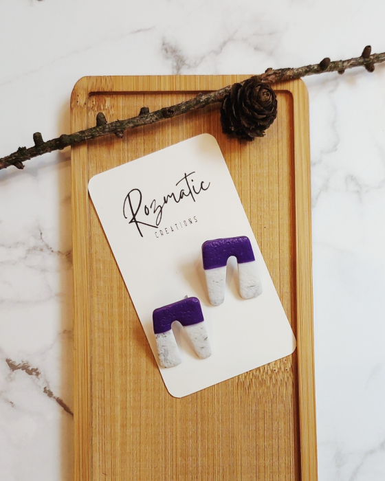 Cercel - Squara - Purple [2]