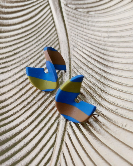 Cercel Swirl - Stripes [1]