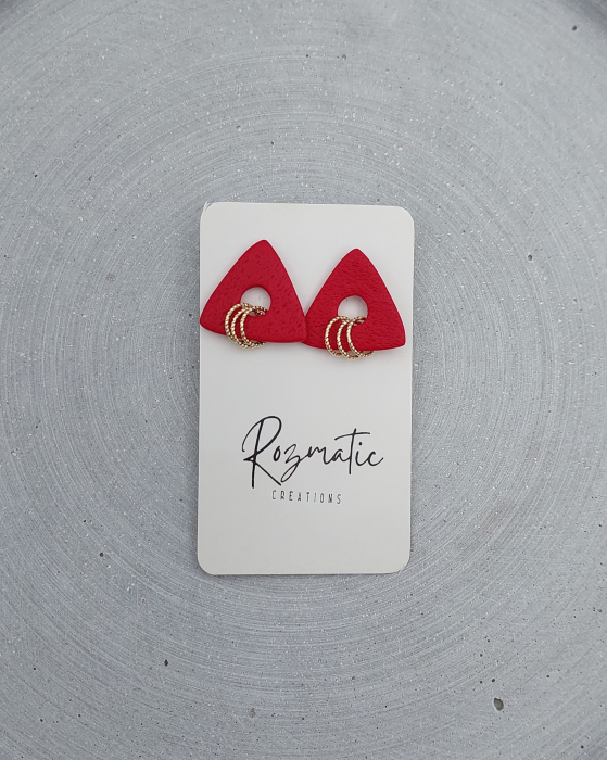 Cercel Trielle - Red Gold [1]