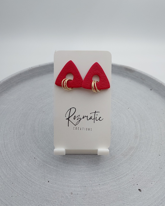 Cercel Trielle - Red Gold [2]