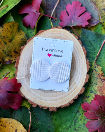 Categorie - Cercei mici - Cercel - Striped Circle