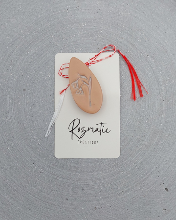 Broșă - Floare lut5 [2]