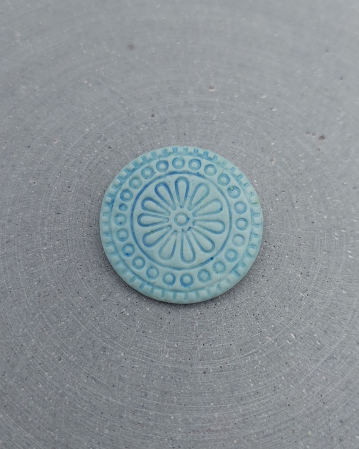 Broșă - Blue Circle [2]