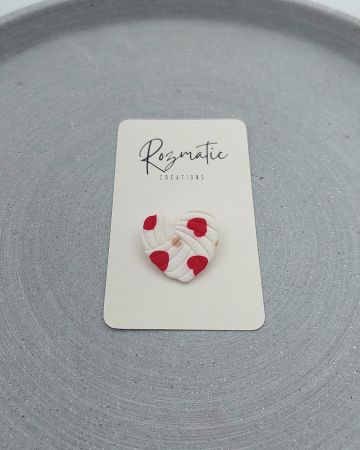 Colecția de Broșe - Broșă - White heart