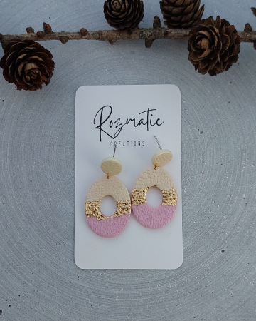 Colecția Aurea - Cercel - Aurea Blushline - Small Oval