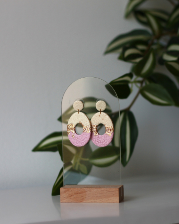 Cercel - Aurea Blushline - Large Oval [1]