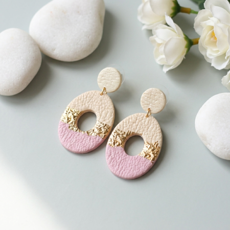 Cercel - Aurea Blushline - Small Oval [1]