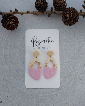 Colecția Aurea - Cercel - Aurea Blushline - Large Petal