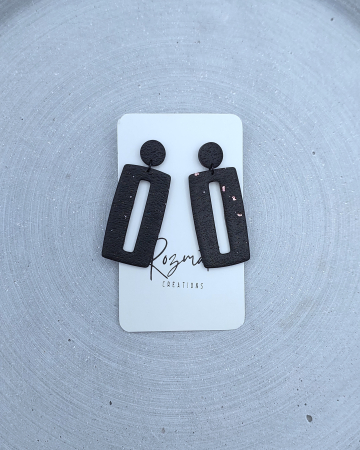 Toamna elegantă - Cercel - Lineaura Black