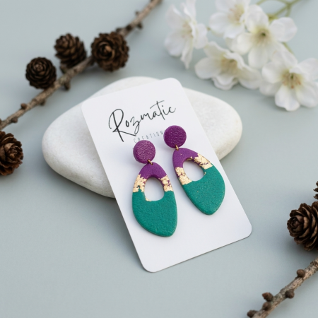 Cercel - Aurea Violeta - Large Petal [1]
