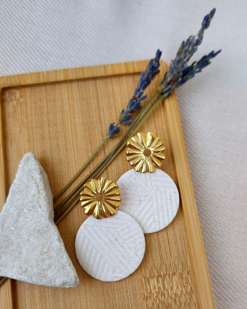 Cercel - Auric Petal - Cream [1]