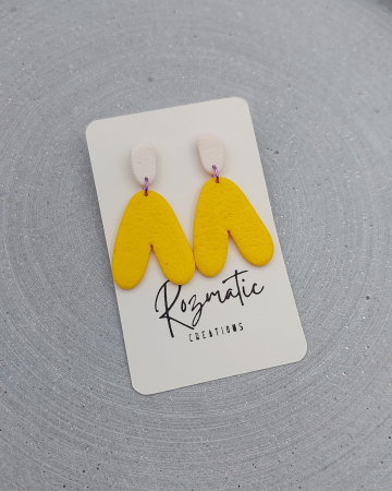 Cercei lungi - Cercel - Avelia Yellow