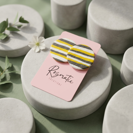 Cercel Circle- Yellow [1]