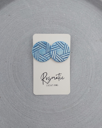 Cercel Celeste Geo - Blue [1]