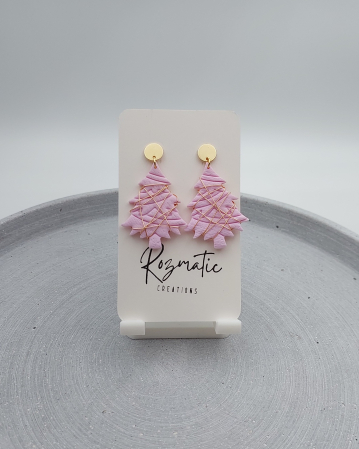 Colecția Noelina - Cercel Conelia - Pink