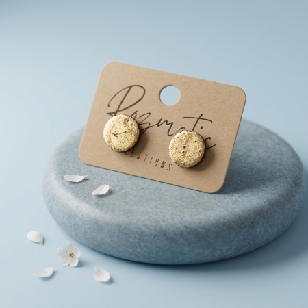 Colecția Alvora - Cercel Dot - Gold