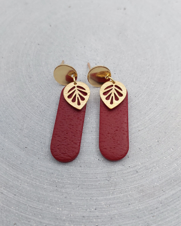 Cercel Elmora Bordo [1]