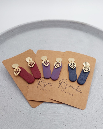 Cercel Elmora Mauve [2]