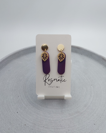 Toamna elegantă - Cercel Elmora Blue