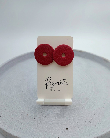 Toamna elegantă - Cercel Solune - Bordo