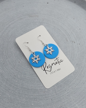 Colecția Noelina - Cercel Frolia - Blue Style 2