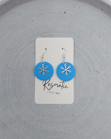 Colecția Noelina - Cercel Frolia - Blue Style 3