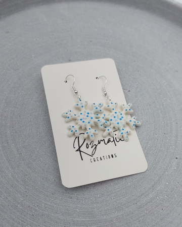 Cercel Icelia - White Dots [1]