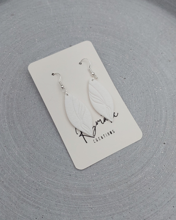 Colecția Noelina - Cercel Lacria - Pure White