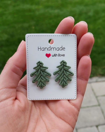 Cercel Leaf - Green [2]