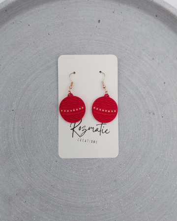 Colecția Noelina - Cercel Lucina - Red