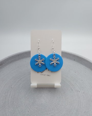 Colecția Noelina - Cercel Frolia - Blue Style 1