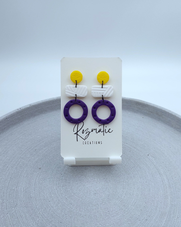 Cercel - Zorela - Yellow Purple [5]