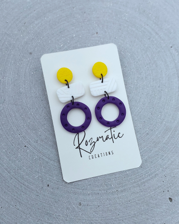 Cercel - Zorela - Yellow Purple [4]