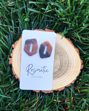 Cercei mici (cu tijă) - Cercel - Obliu - Navy