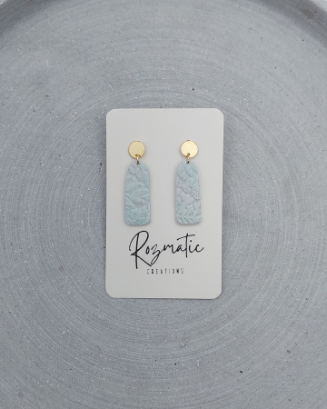 Cercel Ovaline - Light Blue [1]