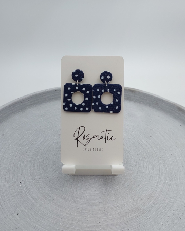 Toamna elegantă - Cercel Corela - Blue