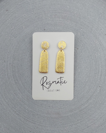 Cercel Ovaline - Full Gold [2]