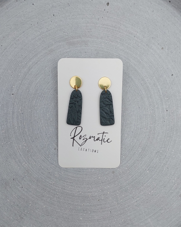 Toamna elegantă - Cercel Ovaline - Olive Bio