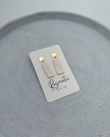 Cercel Ovaline - Cream [3]