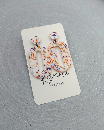 Cercei lungi - Cercel - Retro Circle - Ambera