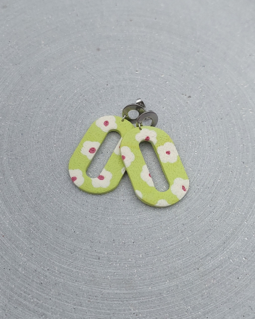 Cercel - Retro Circle - Fields